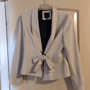 Cream women's suit jacket